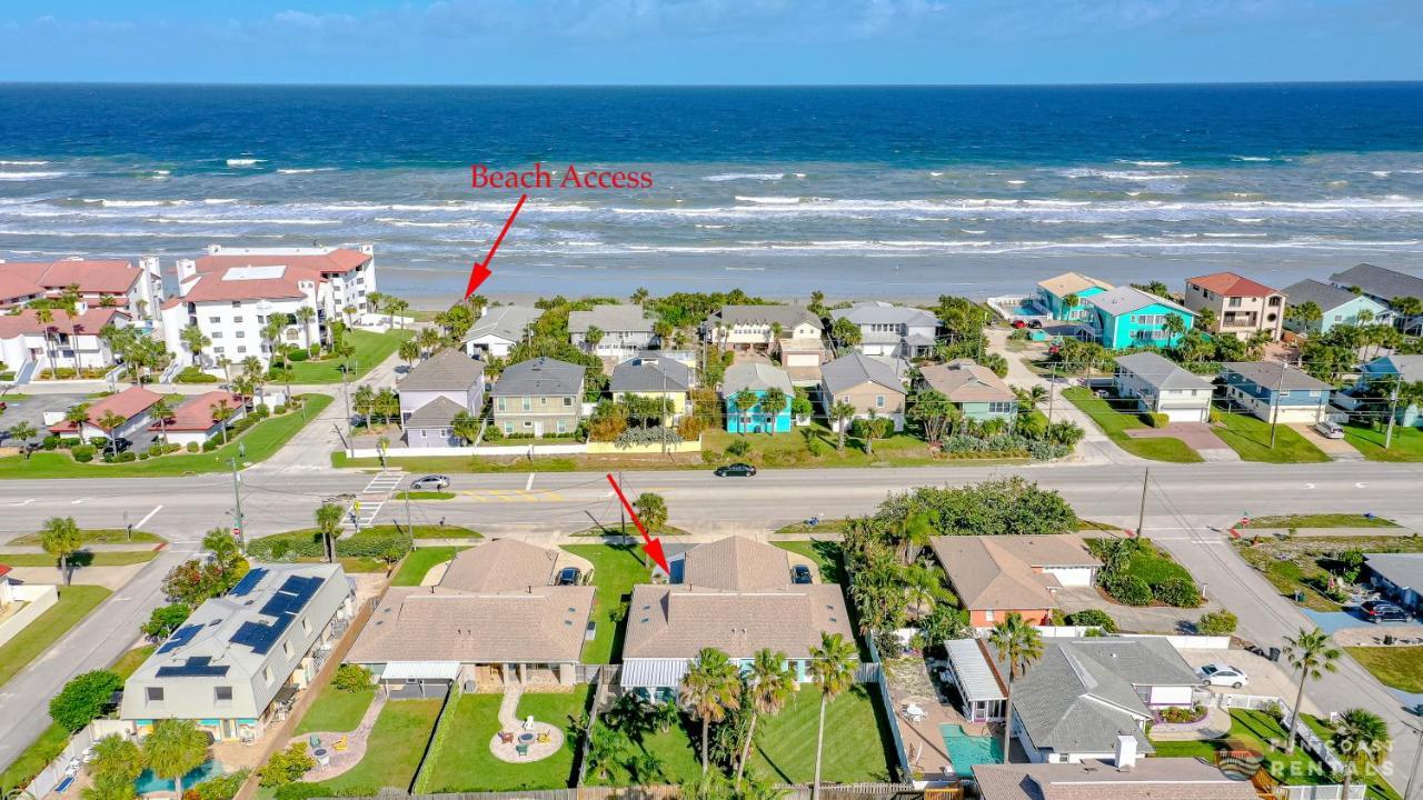 Dog Friendly Home Wprivate Fenced Yard, Garage & Fire Pit Steps To The Beach! New Smyrna Beach Exterior photo